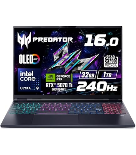 Amazon.co.jp: Acer Predator Helios 16 Windows 11 Home Intel